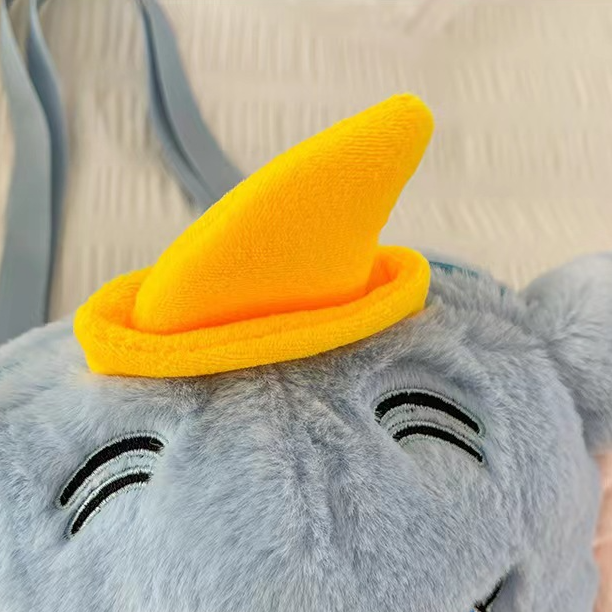 Cute Dumbo Plush Handbag - Blue Elephant Crossbody Bag