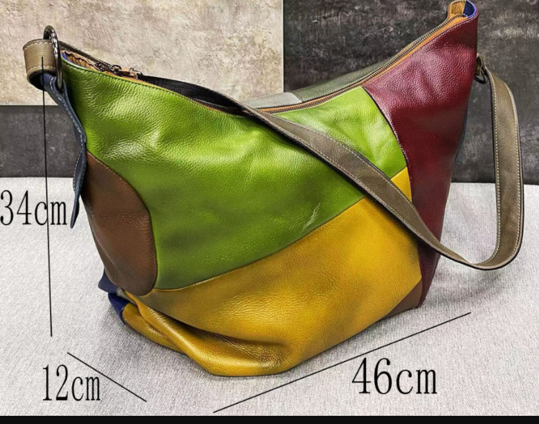 Stitching Rubbing Travel Bag