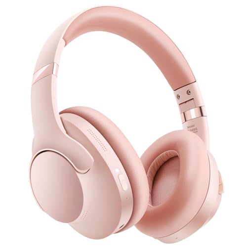 anehues Noise Cancelling Headphones Wireless Over Ear 50 Hours Playtime Bluetooth 5.4 Headphones Music & Gaming Headphone with Microphone HiFi Stereo Deep Bass Soft Earpads for Cellphone/PC