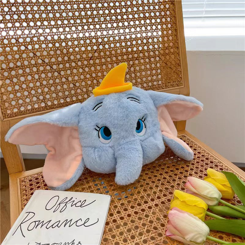 Cute Dumbo Plush Handbag - Blue Elephant Crossbody Bag